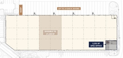 2080 Creekside Industrial Dr, Mebane, NC à vendre Plan d’étage– Image 2 sur 2