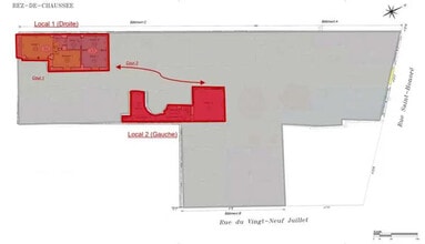 217 Rue Saint-Honoré, Paris à louer Plan de site– Image 1 sur 4