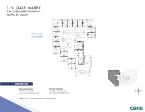1 North Dale Mabry Hwy, Tampa, FL à louer Plan d’étage– Image 1 sur 1