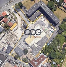 Montreuil - Vue aérienne vue de carte