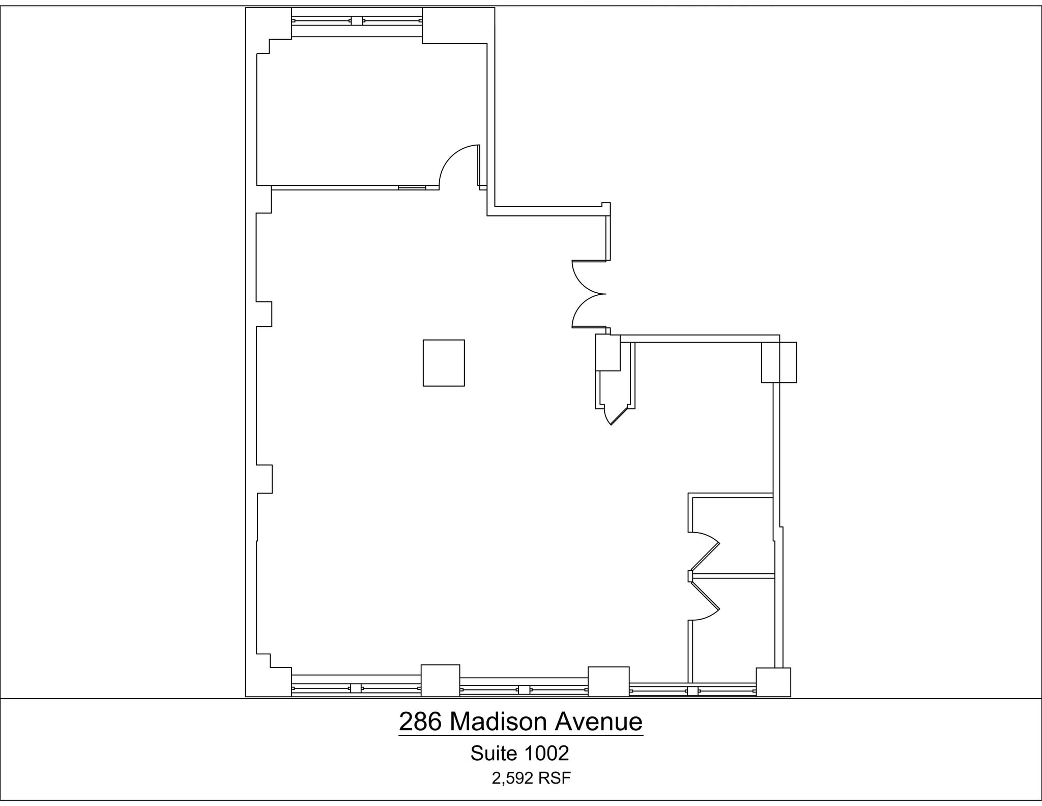 286 Madison Ave, New York, NY à louer Plan de site– Image 1 sur 1