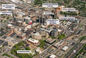 27 Church Ave SW, Roanoke, VA à louer Aérien– Image 2 sur 2