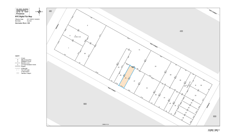 177 E Third St, New York, NY à vendre - Plan cadastral – Image 3 sur 3
