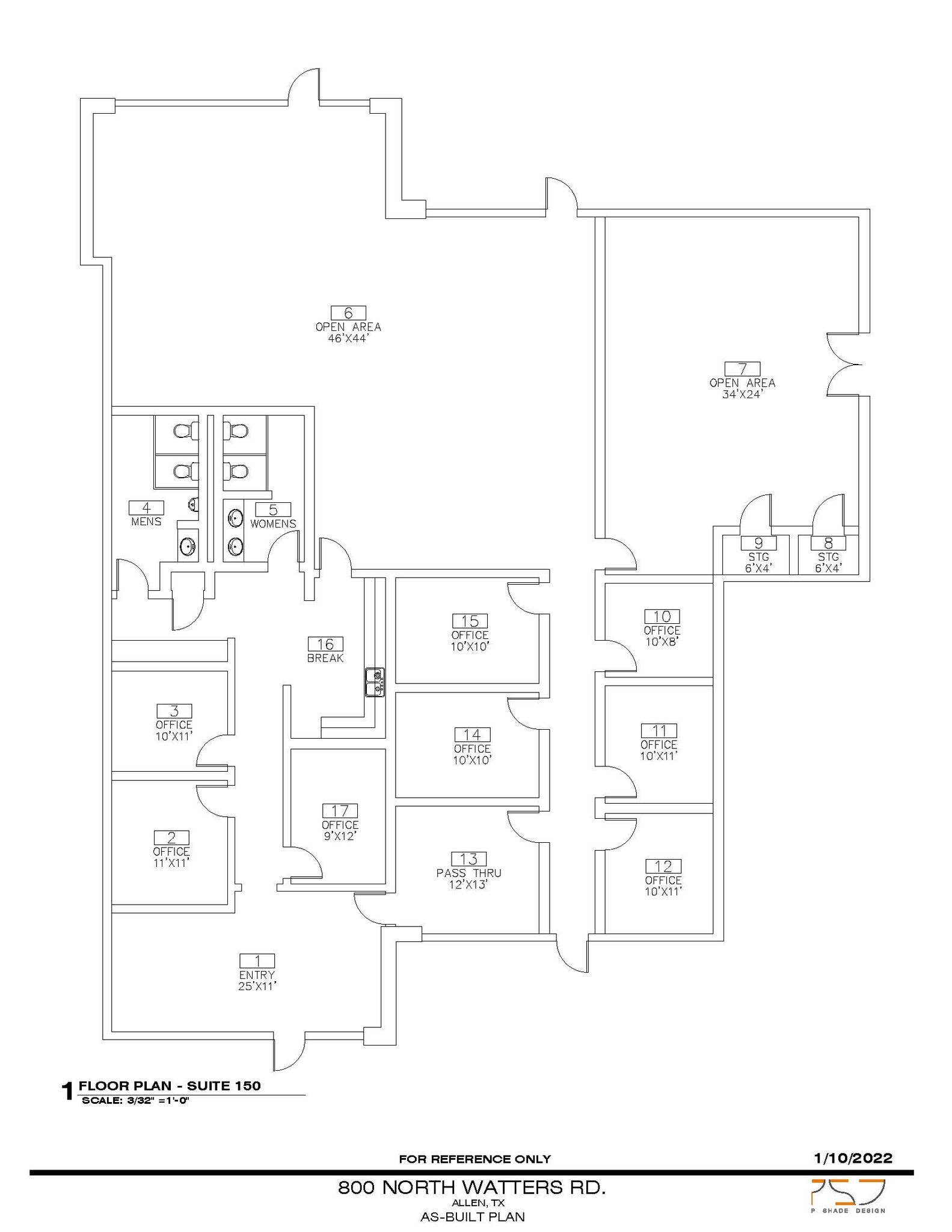 800 N Watters Rd, Allen, TX à louer Plan d’étage– Image 1 sur 1