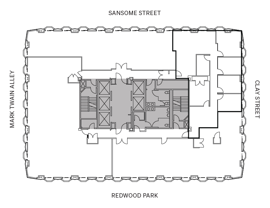 505 Sansome St, San Francisco, CA à louer Plan d’étage– Image 1 sur 1