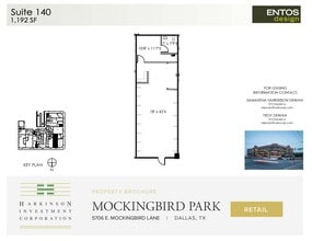 5706 E Mockingbird Ln, Dallas, TX à louer Plan d’étage– Image 1 sur 1