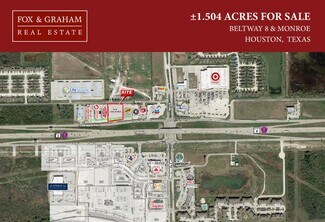 Plus de détails pour Beltway 8 & Monroe Rd, Houston, TX - Terrain à vendre