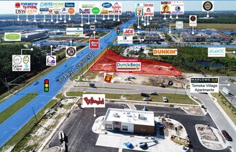 1972 Lpga Blvd, Daytona Beach, FL - VUE AÉRIENNE vue de carte - Image1