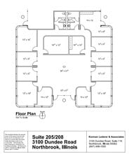 3100 Dundee Rd, Northbrook, IL à louer Plan d’étage– Image 1 sur 1