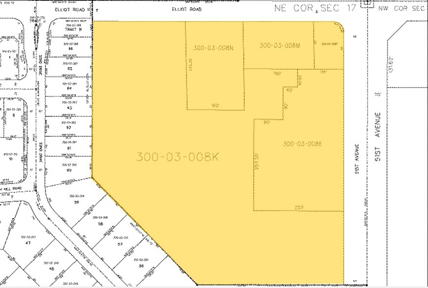 S 51st Ave & W Elliot Rd, Laveen, AZ à vendre - Plan cadastral – Image 2 sur 3