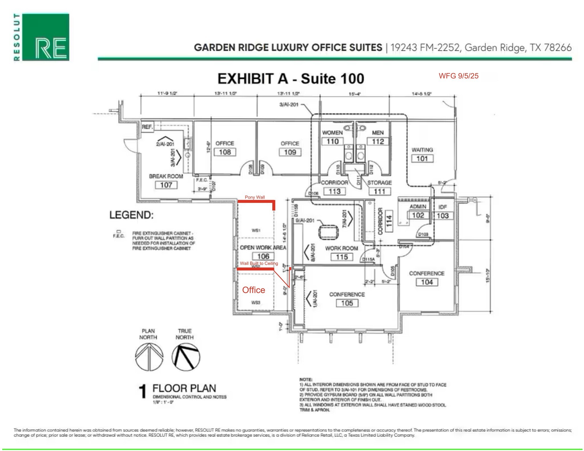 19243 FM 2252, Garden Ridge, TX à louer Plan de site– Image 1 sur 9