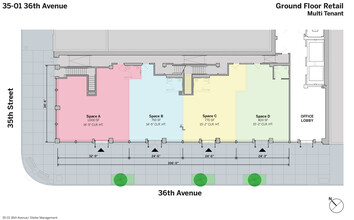 3501 36th Ave, Astoria, NY à louer Plan d’étage– Image 2 sur 2