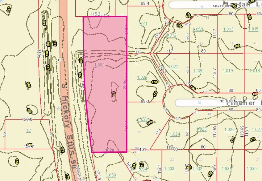 4001 N Hickory St, Loxley, AL à vendre - Plan cadastral – Image 3 sur 9