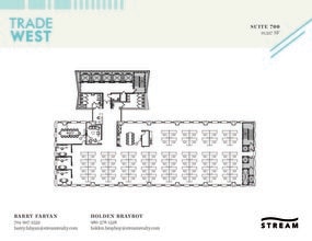129 W Trade St, Charlotte, NC à louer Plan d’étage– Image 1 sur 1