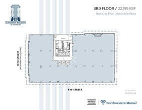 901 15th St NW, Washington, DC à louer Plan d’étage– Image 1 sur 2