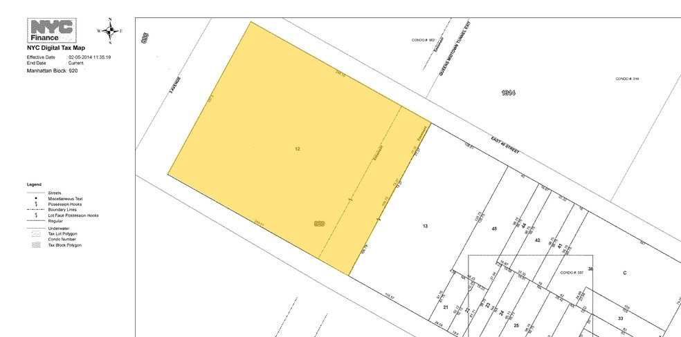 605 Third Ave, New York, NY à louer - Plan cadastral – Image 2 sur 13