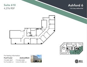 14701 St. Marys Ln, Houston, TX à louer Plan d’étage– Image 1 sur 1