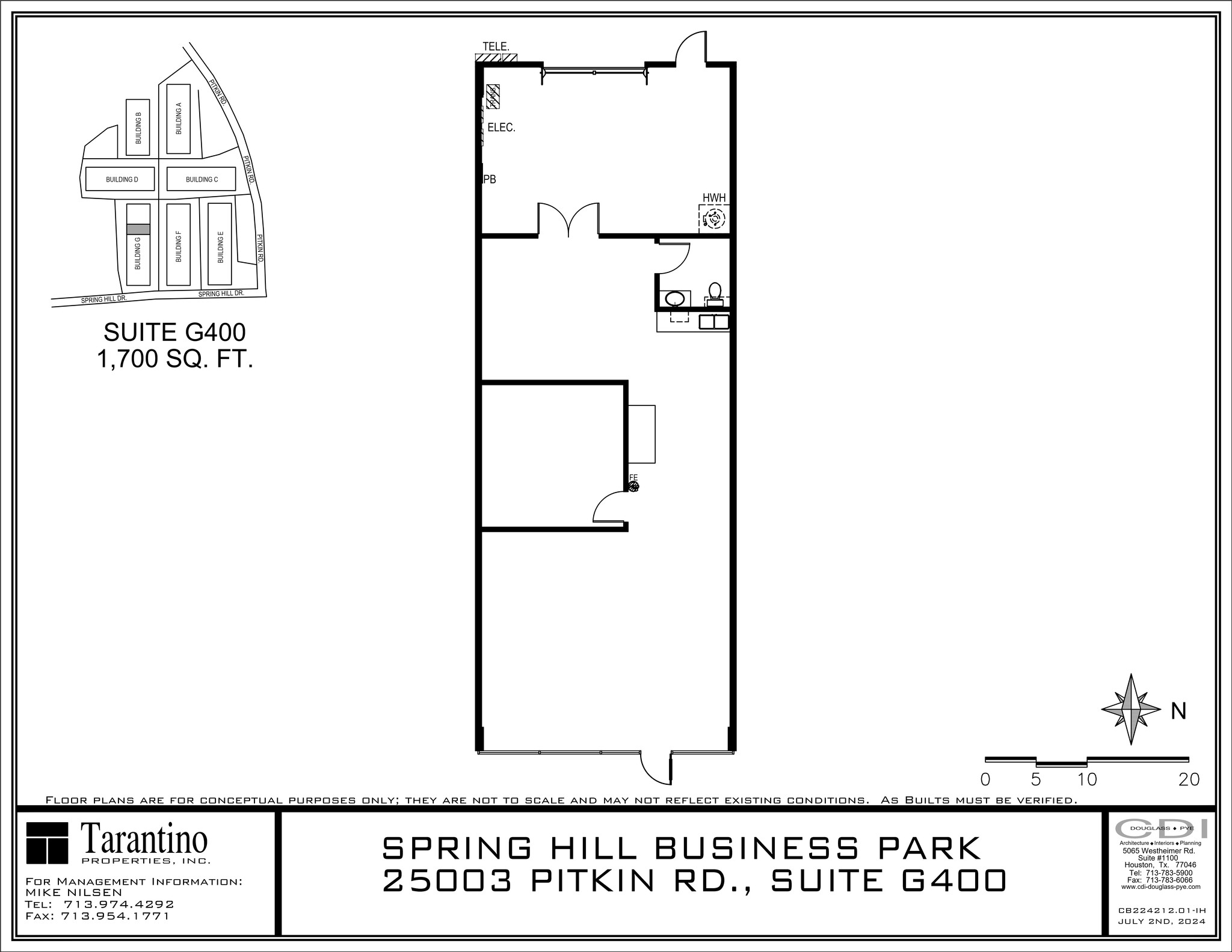 25003 Pitkin Rd, Spring, TX à louer Plan de site– Image 1 sur 1