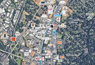4211-4221 South Blvd, Charlotte, NC - VUE AÉRIENNE  vue de carte