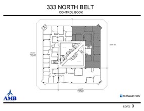 333 N Sam Houston Pky E, Houston, TX à louer Plan d’étage– Image 1 sur 1