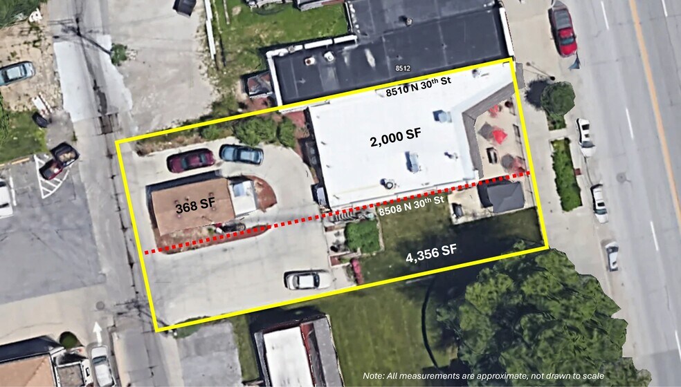 8508-8510 N 30th St, Omaha, NE à vendre - Aérien – Image 3 sur 24