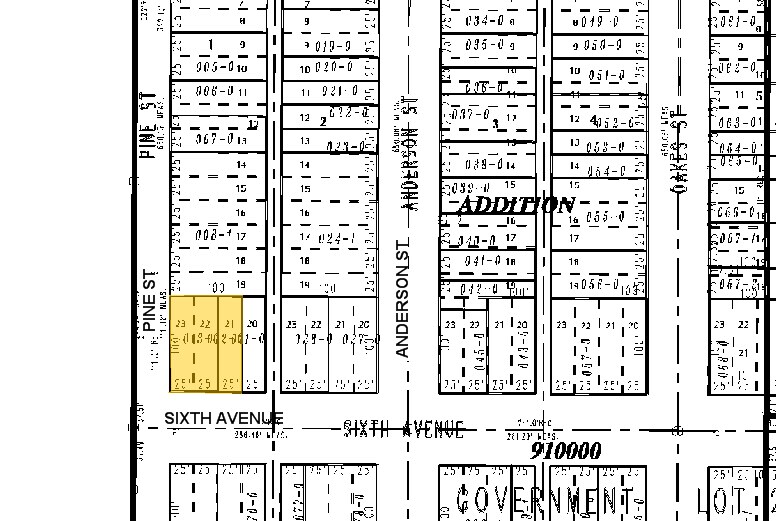 2811 6th Ave, Tacoma, WA à louer - Plan cadastral – Image 2 sur 2