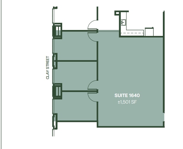 555 12th St, Oakland, CA à louer Plan d’étage– Image 1 sur 1