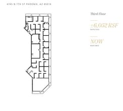 4745 N 7th St, Phoenix, AZ à louer Plan d’étage– Image 1 sur 1