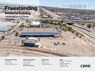 Plus de détails pour 3711 Paseo del Norte NE, Albuquerque, NM - Industriel/Logistique à louer
