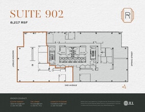 1015 2nd Ave, Seattle, WA à louer Plan d’étage– Image 1 sur 1