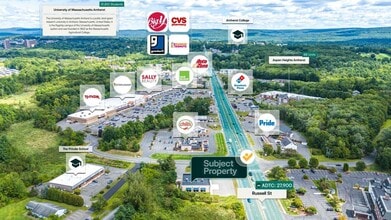 424 Russell St, Hadley, MA - VUE AÉRIENNE vue de carte - Image1