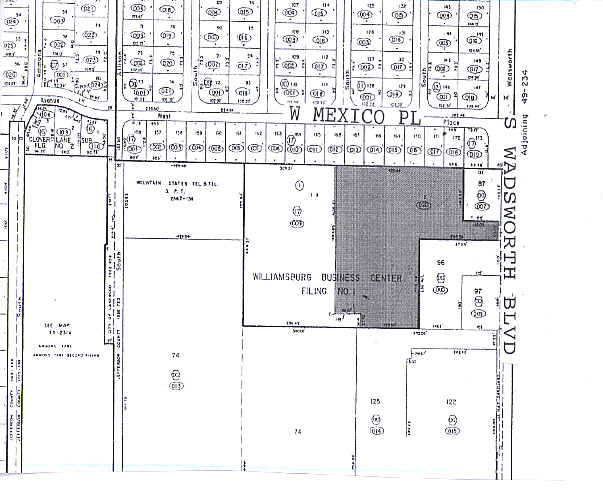 1729 S Wadsworth Blvd, Lakewood, CO à louer - Plan cadastral – Image 2 sur 11