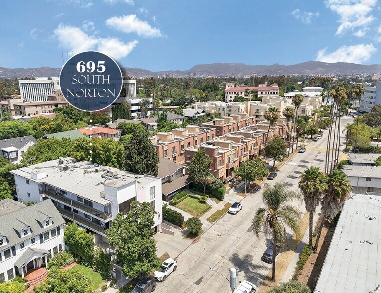 695 S Norton Ave, Los Angeles, CA à vendre - Aérien – Image 3 sur 16