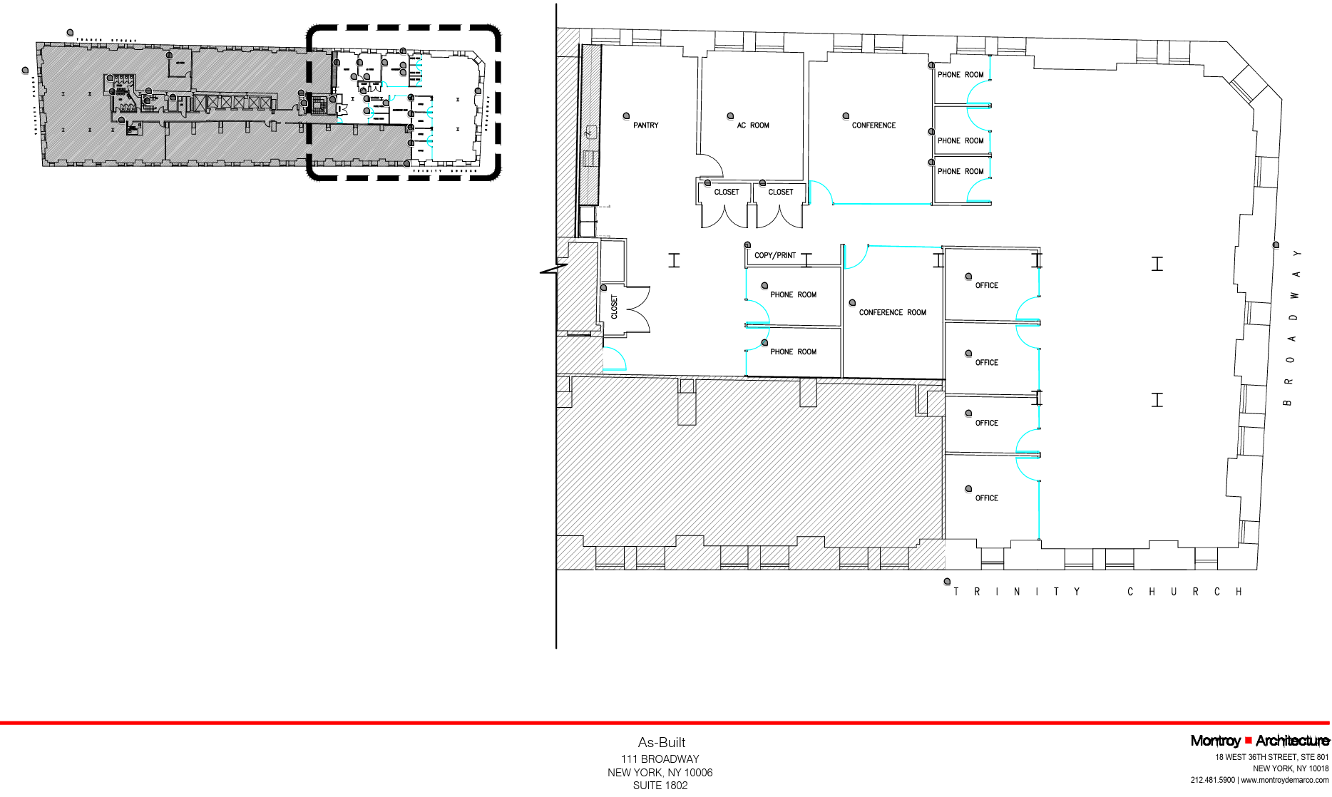 111 Broadway, New York, NY à louer Plan d’étage– Image 1 sur 1