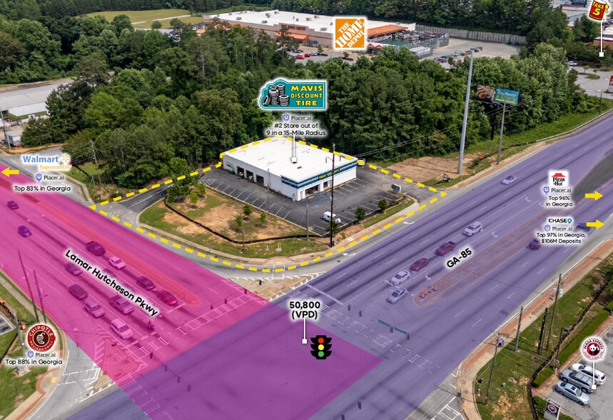 7110 Highway 85, Riverdale, GA à vendre - Photo de l’immeuble – Image 2 sur 6