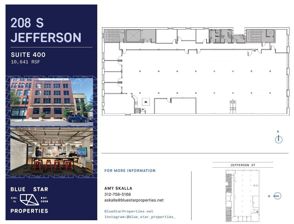 208 S Jefferson St, Chicago, IL à louer Plan d’étage– Image 1 sur 1