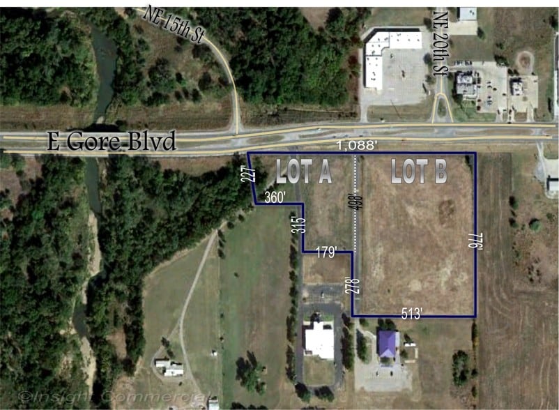 1601 E Gore Blvd, Lawton, OK à vendre - Aérien – Image 2 sur 2
