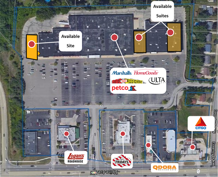 3165 Alpine Ave, Grand Rapids, MI à louer - Photo de l’immeuble – Image 3 sur 23