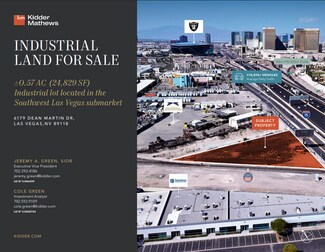 Plus de détails pour 6179 Dean Martin Dr, Las Vegas, NV - Terrain à vendre