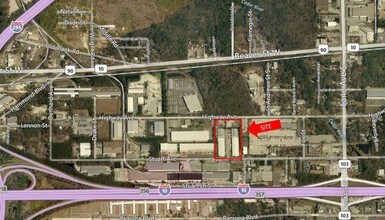 6721 Stuart Ave, Jacksonville, FL - VUE AÉRIENNE  vue de carte