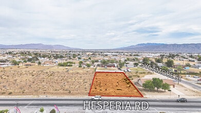 11695 Hesperia Rd, Hesperia, CA - Vue aérienne vue de carte - Image1