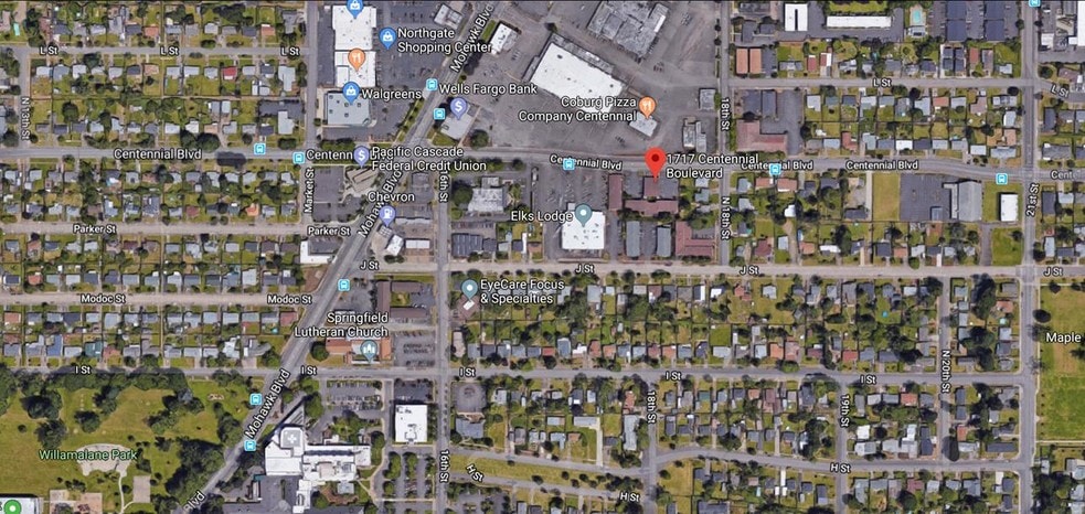 1717 Centennial Blvd, Springfield, OR à louer - Aérien – Image 2 sur 2