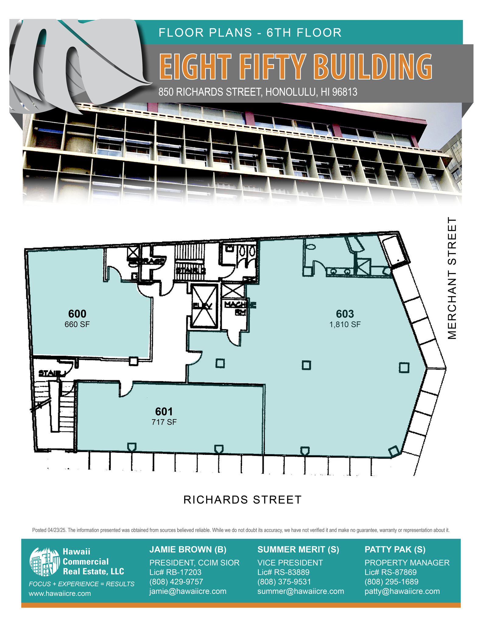 249 Merchant St, Honolulu, HI à vendre Plan d’étage– Image 1 sur 1