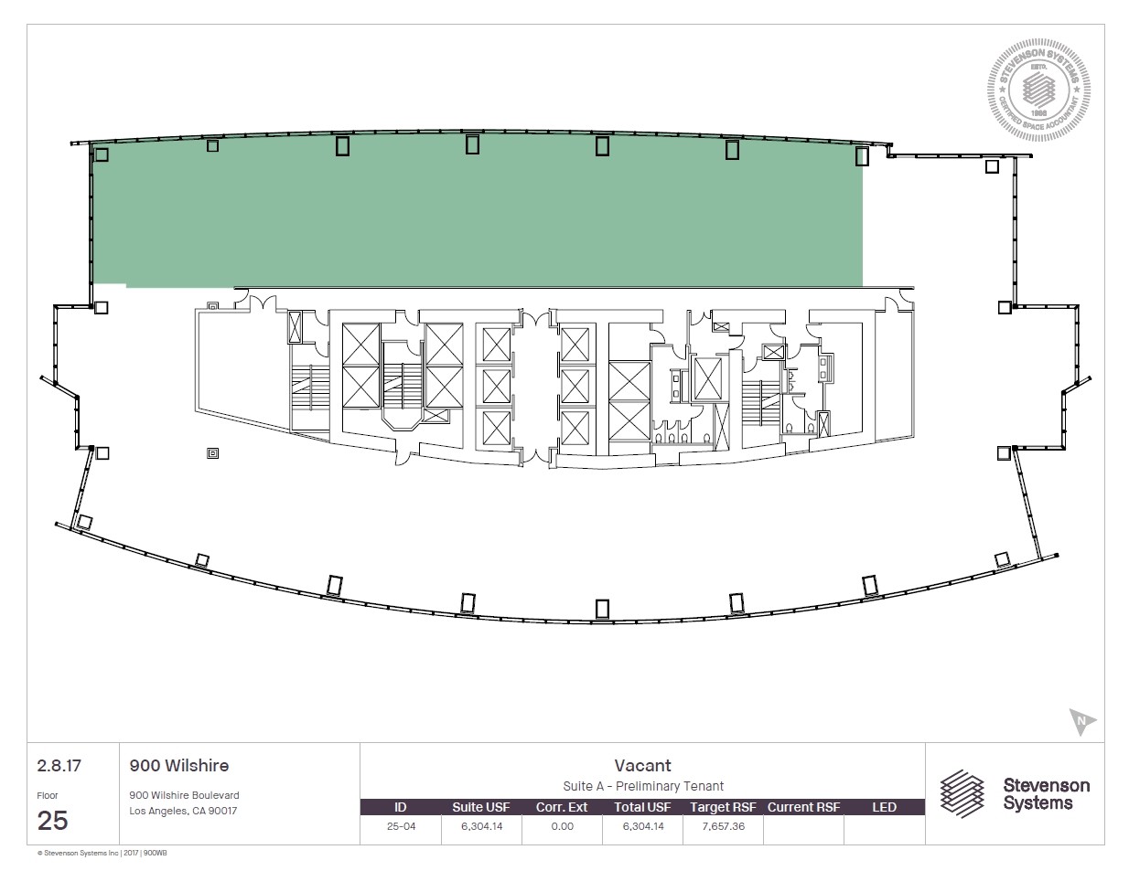 900 Wilshire Blvd, Los Angeles, CA à louer Plan d’étage– Image 1 sur 1