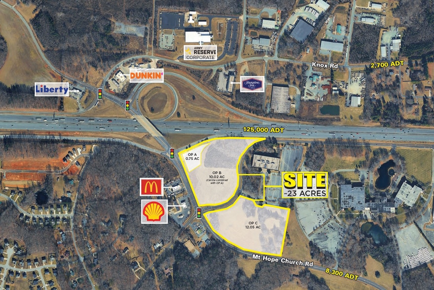 1803 Mt Hope Church rd, Mc Leansville, NC à vendre - Aérien – Image 1 sur 3