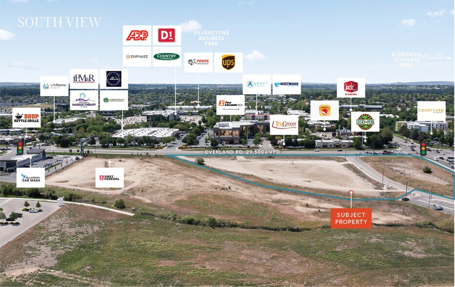 3300-3376 E Overland Rd, Meridian, ID à louer - Aérien – Image 3 sur 3