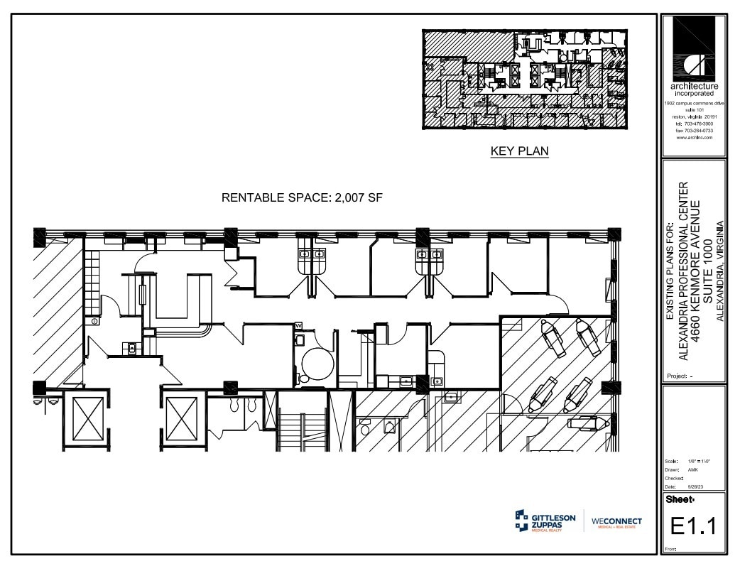 4660 Kenmore Ave, Alexandria, VA à louer Plan d’étage– Image 1 sur 1