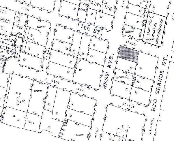 1611 West Ave, Austin, TX à louer - Plan cadastral – Image 3 sur 20