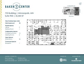 733 Marquette Ave, Minneapolis, MN à louer Plan d’étage– Image 1 sur 1
