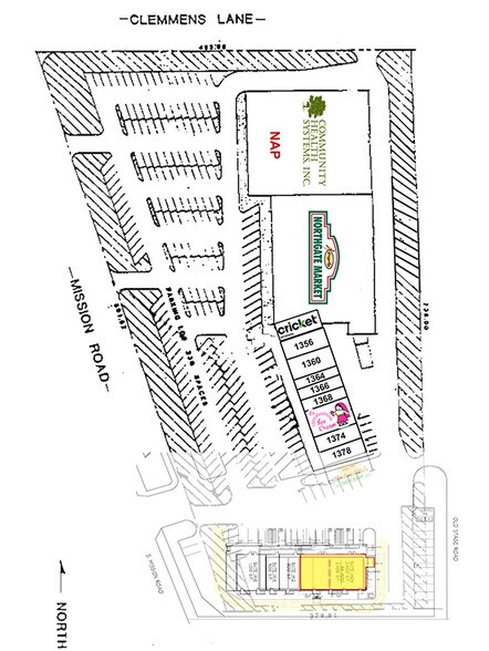 1328-1418 S Mission Rd, Fallbrook, CA à louer - Plan de site – Image 3 sur 5